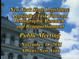 Albany Meeting - November 18, 2011