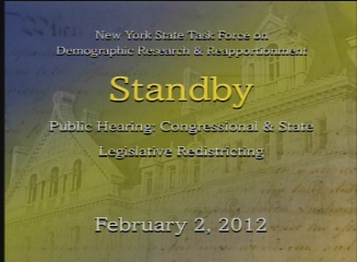 Manhattan Hearing - February 2, 2012